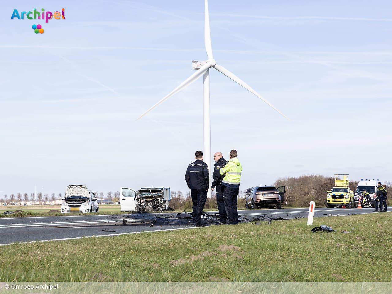 Ernstig ongeval op N59 richting Zeeland