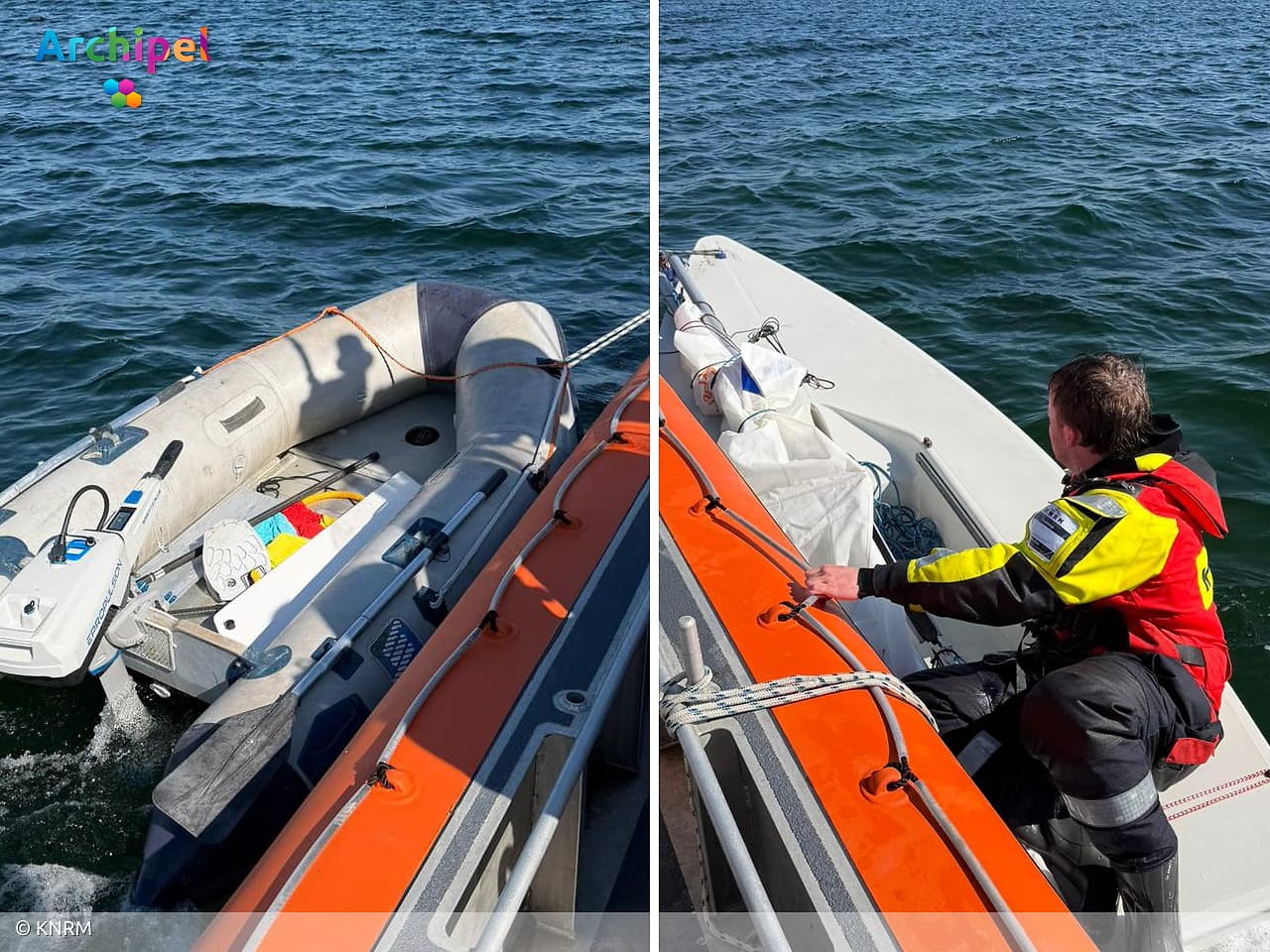 Kind uit omgeslagen boot gered op de Grevelingen