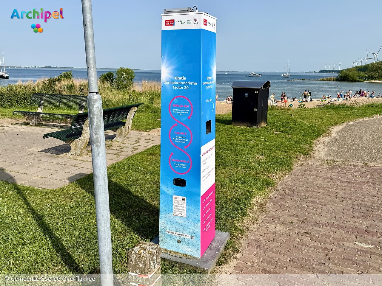 Gratis zonnebrand beschikbaar bij Havenhoofd en Buutenspeelplaets