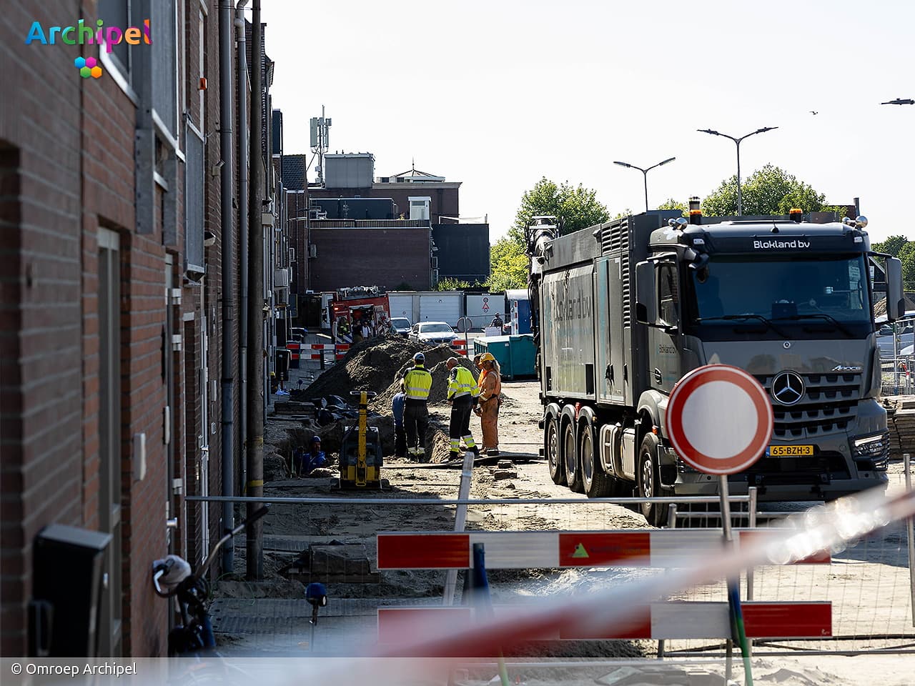 Gaslekkage D'n Diek ontstaan door losgeschoten verbindingsstuk