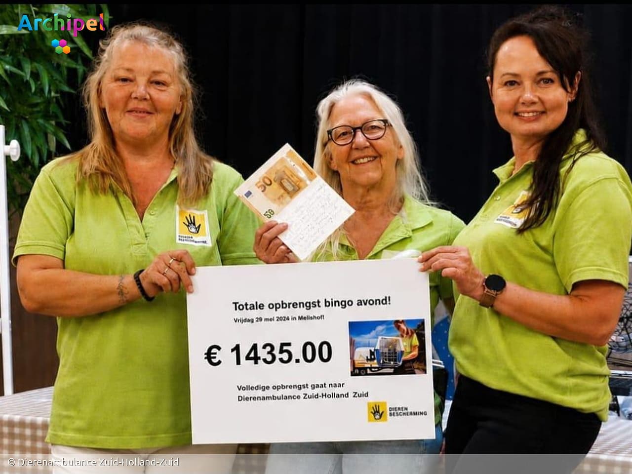 Uitverkochte bingo helpt Dierenambulance bij oplopende dieselkosten