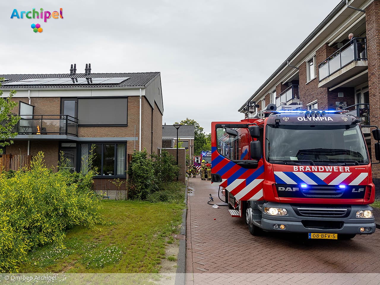 Brandweer rukt uit voor brandende frituurpan