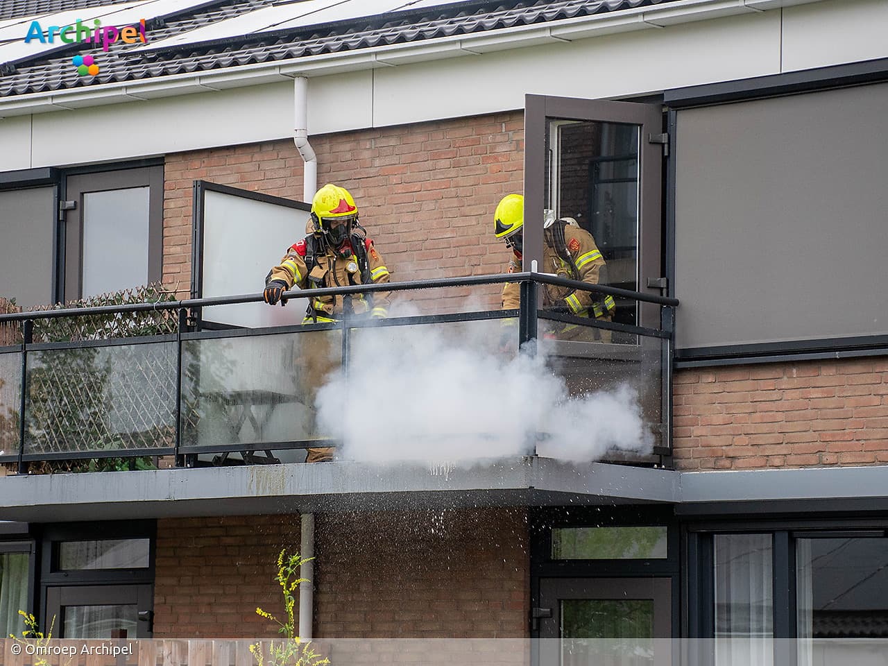 Brandweer rukt uit voor brandende frituurpan