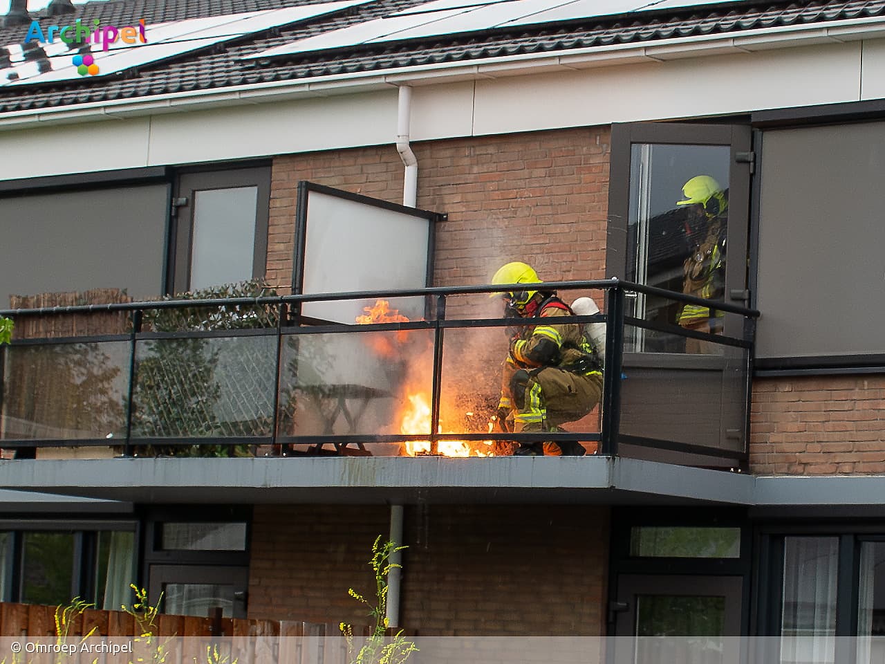 Brandweer rukt uit voor brandende frituurpan