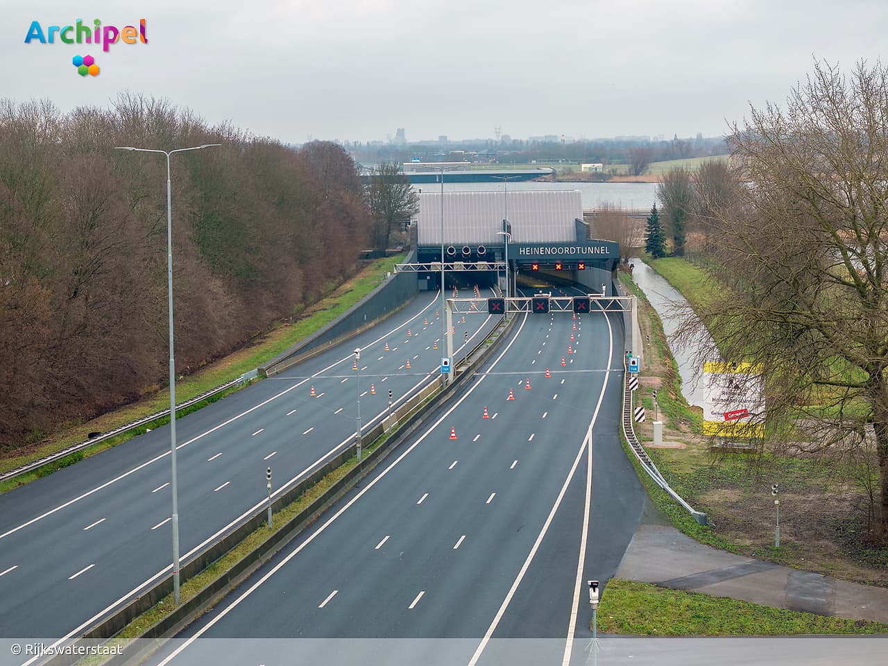 Afsluitingen Heinenoordtunnel in 2026 vanwege onderhoud