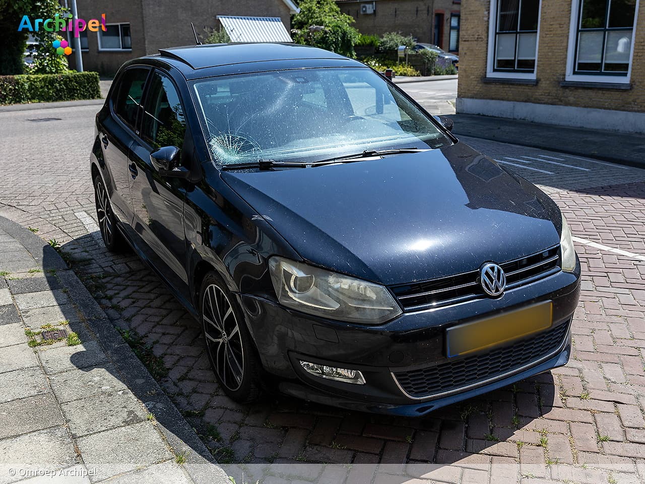 Stepper raakt gewond bij botsing met auto