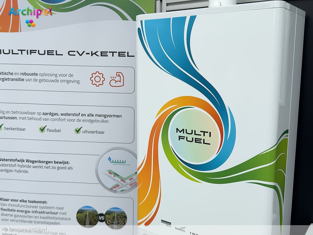Multifuel-cv-ketel moet overstap naar waterstof geleidelijker maken