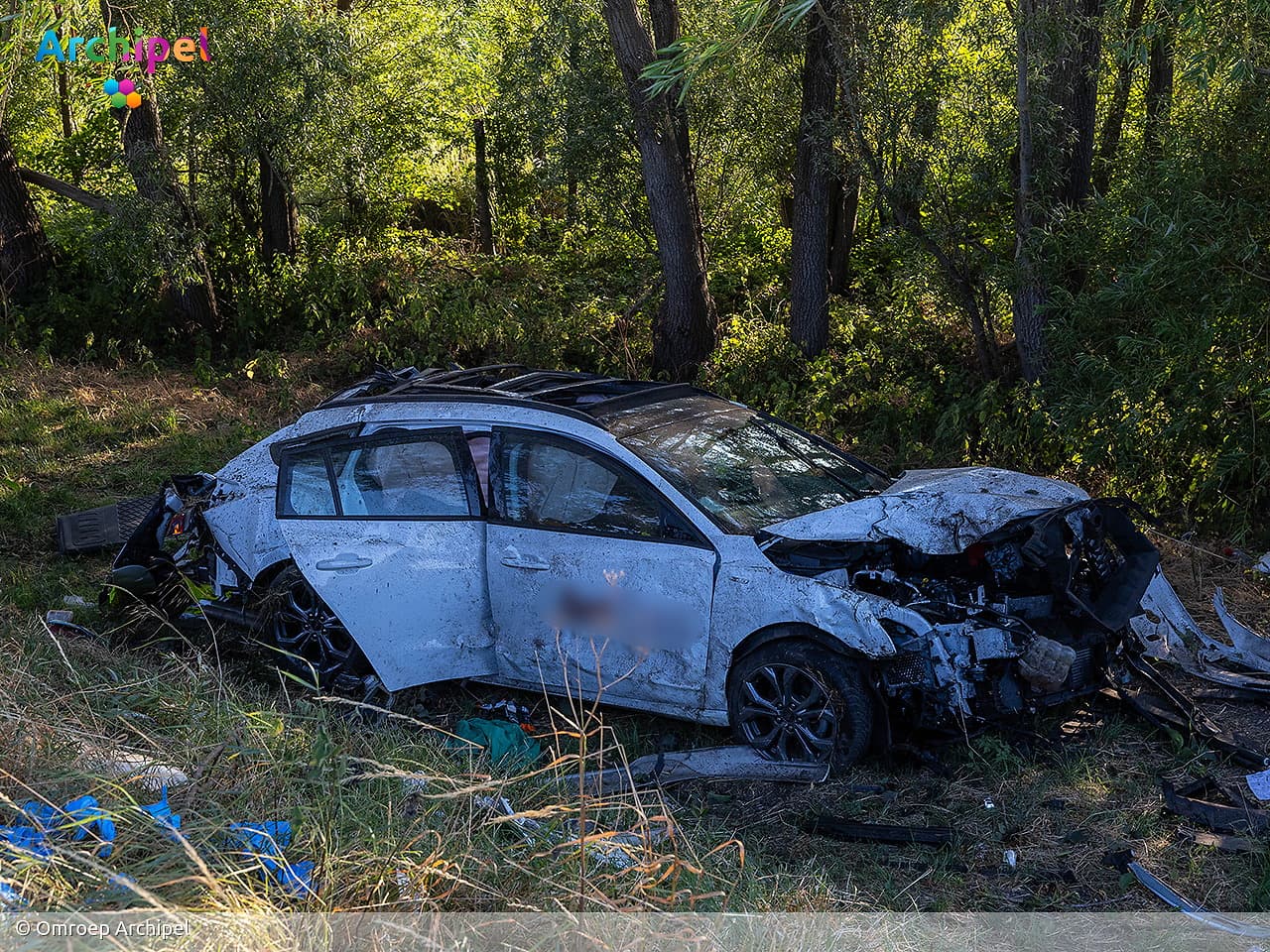 Automobilist aangehouden na botsing tegen boom