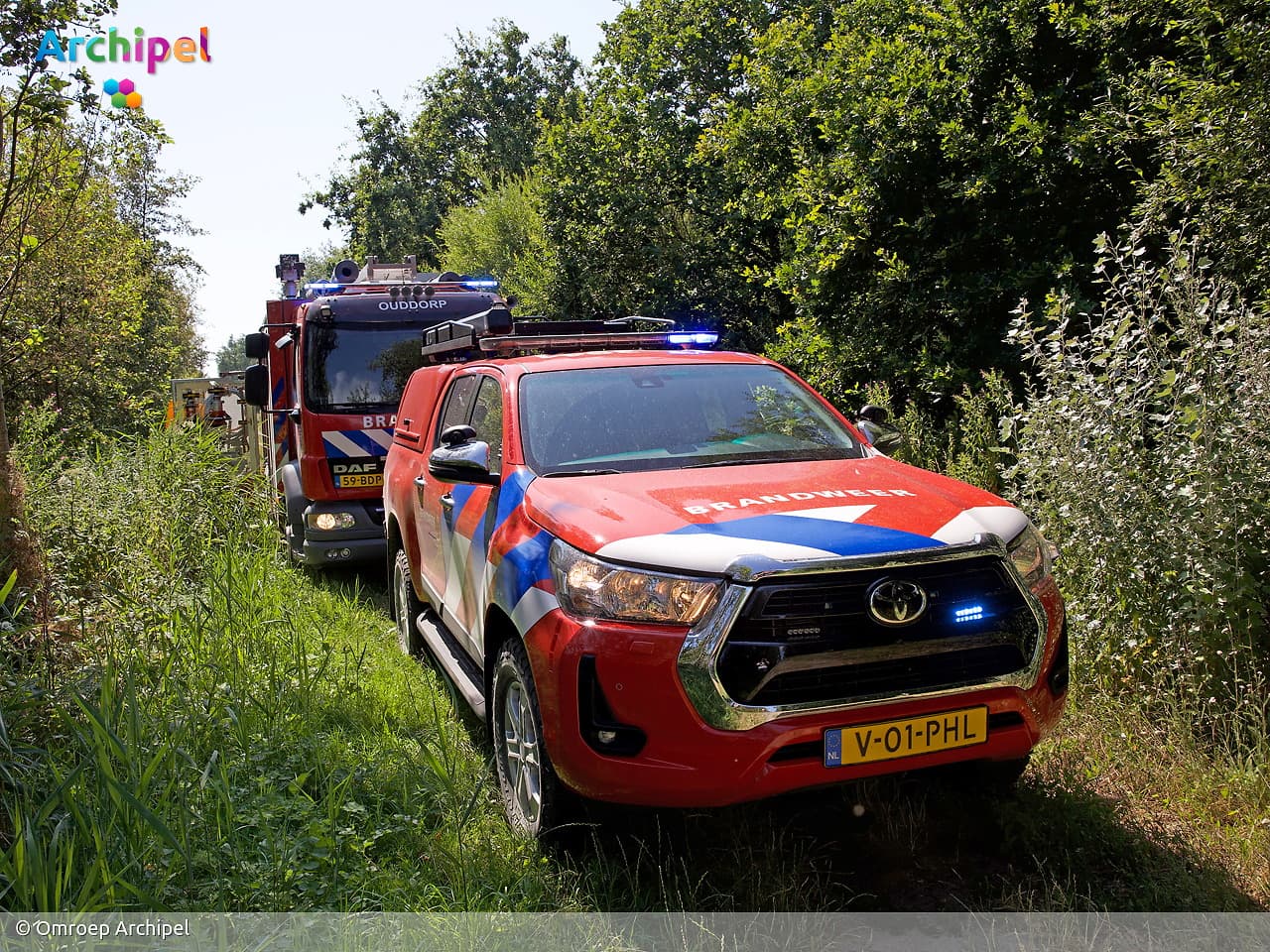 Duinbrand bij Ouddorp snel onder controle