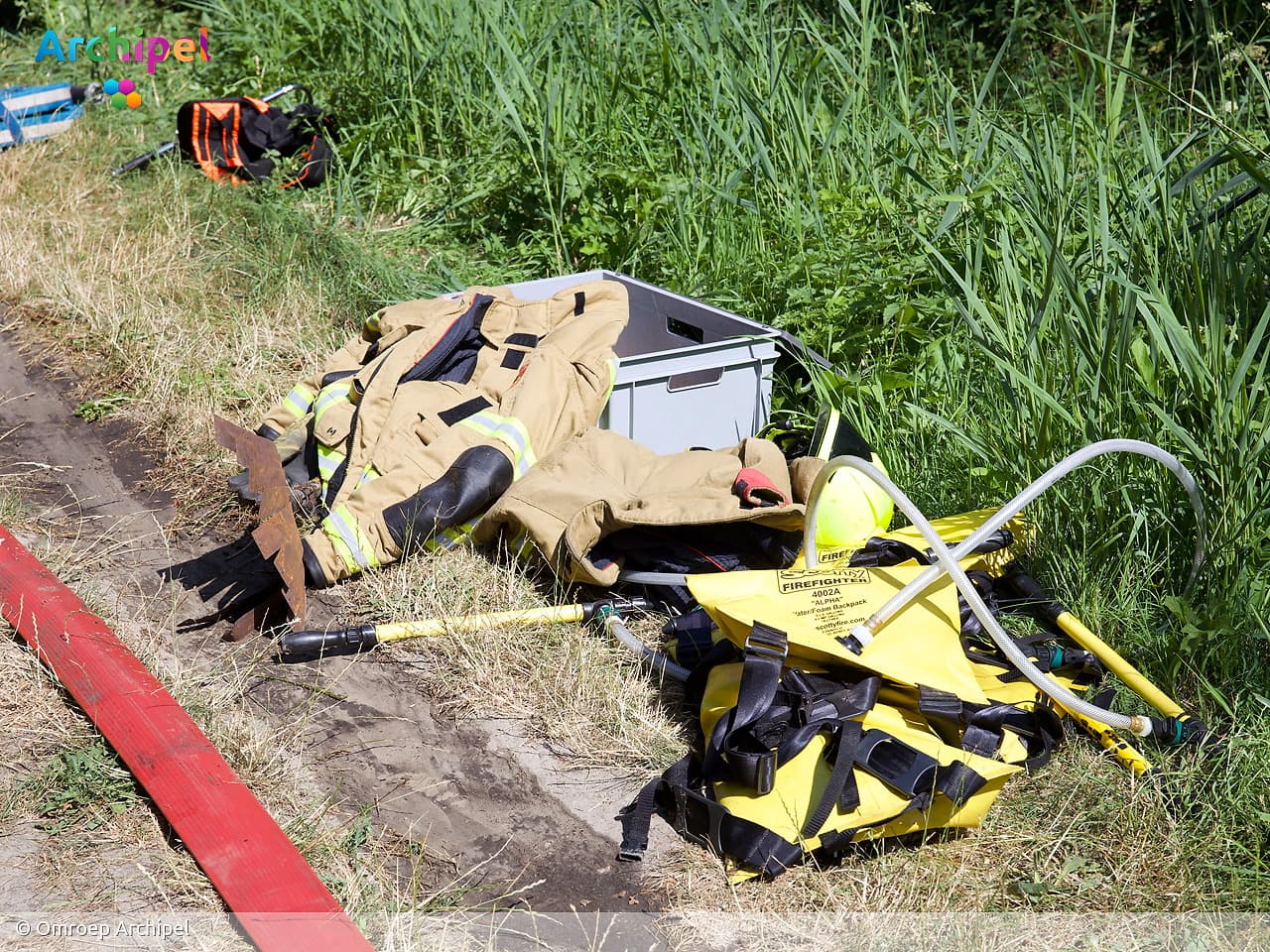 Duinbrand bij Ouddorp snel onder controle