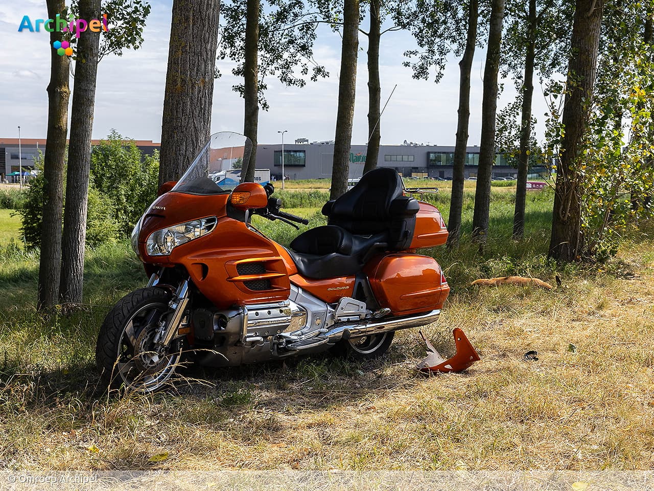 Motorrijder gewond na aanrijding met ree op N59 bij Oude-Tonge