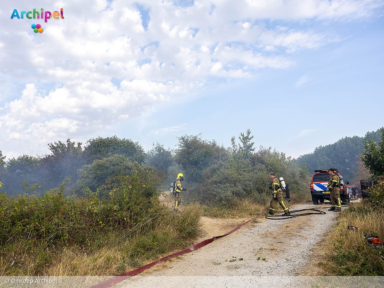 Duinbrand bij de Kwade Hoek