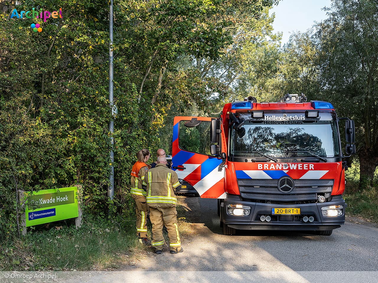 Duinbrand bij de Kwade Hoek