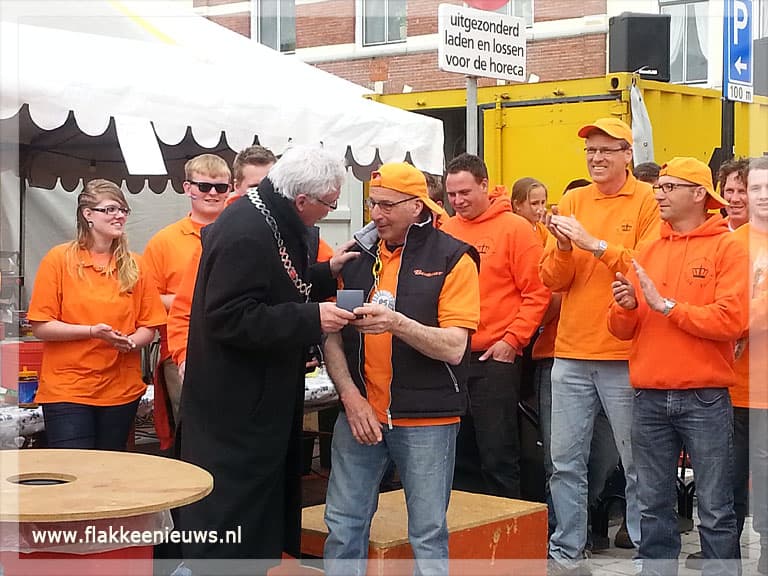 Wout Los uit Oude-Tonge ontvangt erepenning
