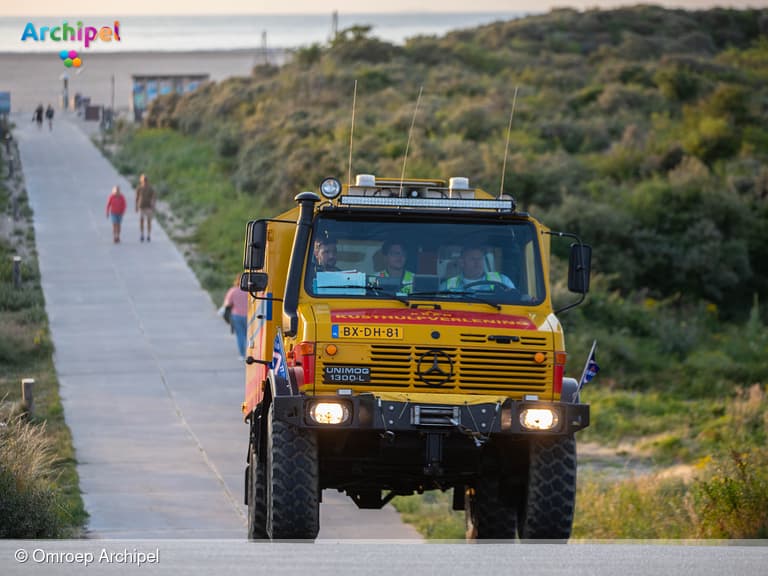 Multidisciplinaire oefening op strand Ouddorp