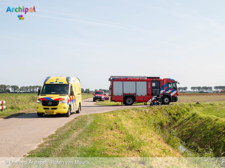 Twee ongevallen vlak na elkaar op Goeree-Overflakkee