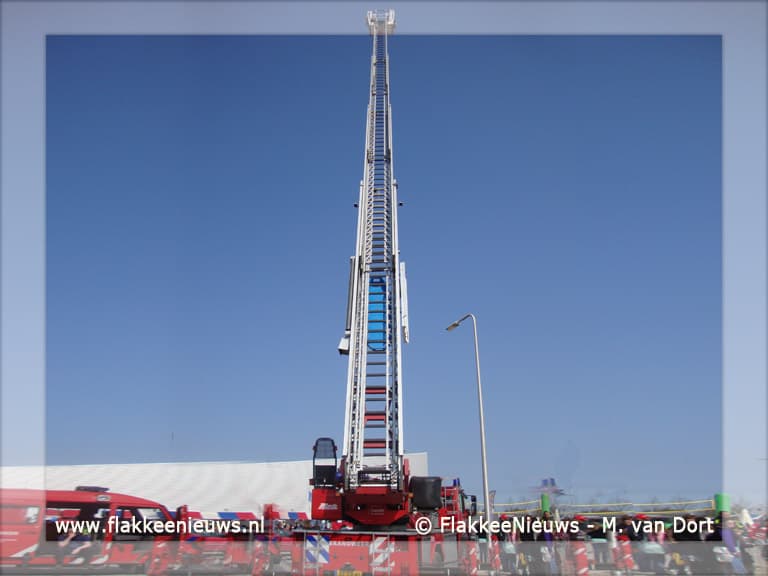 Ladderwagen brandweer dichterbij Goeree-Overflakkee