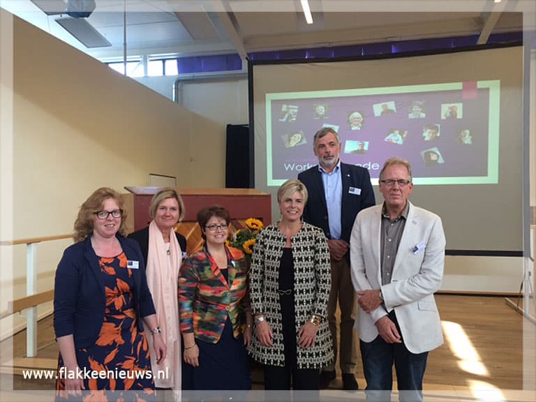 Prinses Laurentien sprak leerkrachten toe