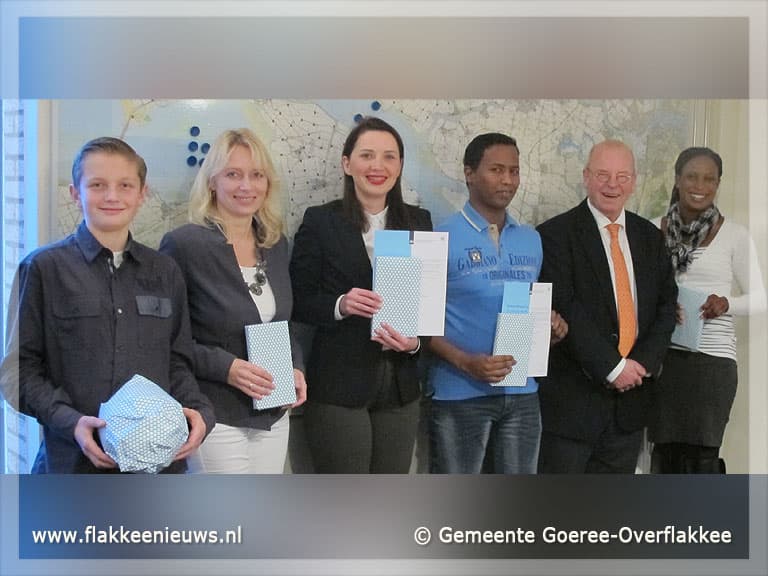 Vijf nieuwe Nederlanders op Goeree-Overflakkee