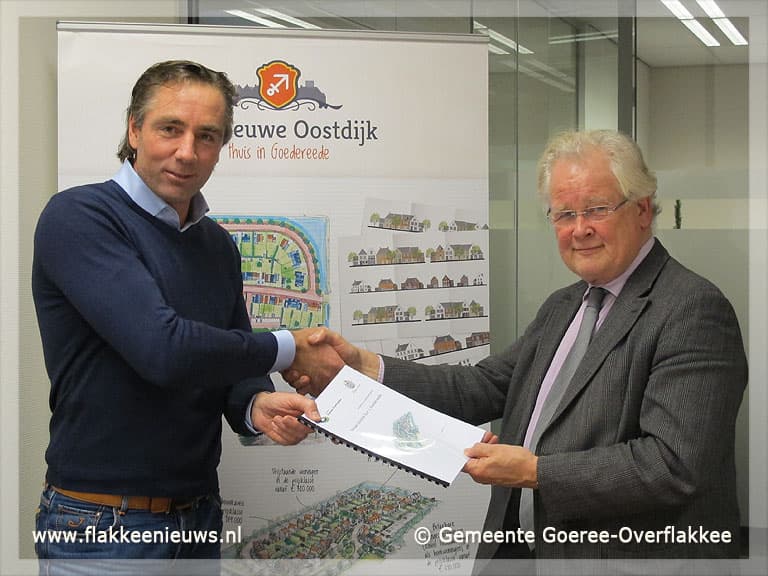 Anterieure overeenkomst ondertekend Nieuwe Oostdijk Goedereede