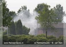 Brandweer voorkomt gebouwbrand