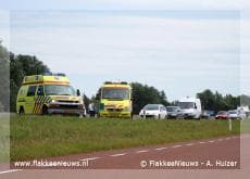 Verkeershinder op N59 door ongeval