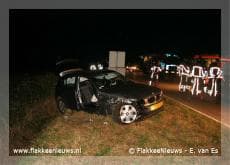 Ongeval op omleidingsroute N59