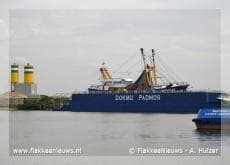 Brand in ruim van viskotter