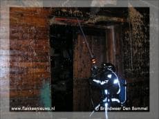 Brand in droogschuur