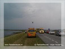 Twee fietsers aangereden en zwaar gewond