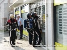 Brandweer rukt uit voor rookbom