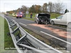 Gewonde bij aanrijding N215 Stellendam