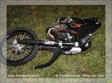 Motorrijder breekt been bij ongeval