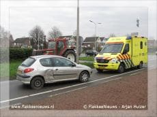 Bestuurster gewond bij ongeval