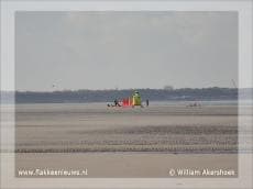 Kiter gewond geraakt op de Brouwersdam