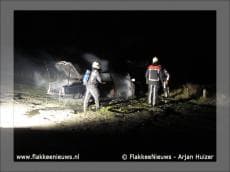 Oldtimer uitgebrand bij de Slikken