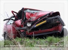Eenzijdig ongeval in polder Nieuwe-Tonge