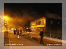Brand in nieuw bedrijfspand Oude-Tonge