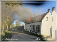 Brand in woonhuis Zuidzijde