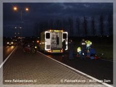 Motorrijder gewond door eenzijdig ongeval