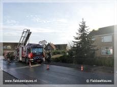 Brand in bijkeuken Ouddorp