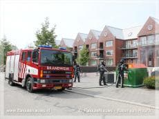 Containerbrand veroorzaakt stankoverlast