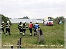 Kitesurfer gewond bij Grevelingendam