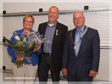 Brandweerman lid in de Orde van Oranje-Nassau