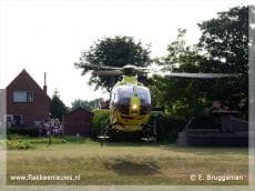 Traumaheli vliegt voor reanimatie