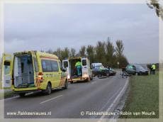Ongeval met twee personenauto's