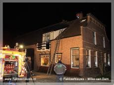 Brandweer assisteert bij schoorsteenbrand