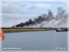 Brand bij Concert at Sea
