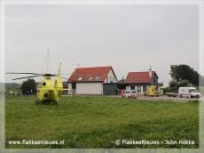 Man gewond na val van dak