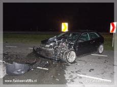 Gewonde bij frontale aanrijding nabij Oude-Tonge